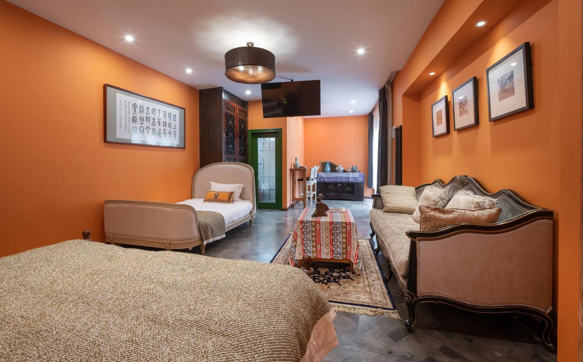 Hotel Cote Cour Deductive Beijing - Quadrangle Close To Tiananmen Square & Forbidden City & Nanluoguxiang, Walk To Wangfujing, English Speaking, Free Wifi, Free Laundry, Free Wonton & Noodles With Tour Ticket Service, Free Selfies With Ancient Costum Eksteriør bilde